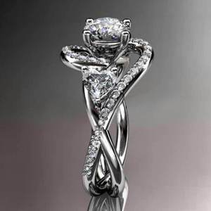 Anello di Proposta Classico con Zirconi per Donne, Elegante Gioiello da Dito alla Moda - Product Image 6