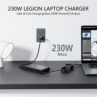 Nuevo Producto Cargador USB-C de 230W 20V 11.5A para Portátiles, Adaptadores de Corriente CC para Lenovo