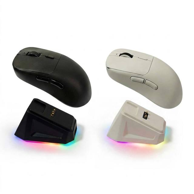 JINMS X7 Ultra PAW3395 Wireless Gaming Mouse OLED Screen RGB Charging Dock 56g 85Hr Battery 80M Switch 1000Hz Tri-Mode Ergonomic
