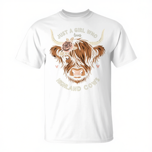Camiseta Just A Girl Who Loves Highland Cows - Product Image 2