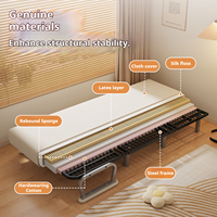 Nuevo Modelo 2026, Cama Individual Plegable para Balcón, Sala de Estar y Dormitorio, Sofá Cama Plegable de Doble Función