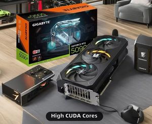 Scheda Grafica Gaming Gigabyte GeForce RTX 5090D V2 Gaming Oc 24GB GDDR7 OC GPU 5090 Nuovissima - Product Image 1