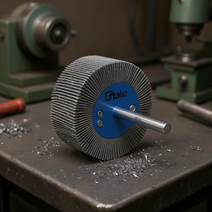 Disco Abrasivo de Tela Ttake de 80x50 mm con Eje de 6 mm para Pulir y Desbastar Metal - Product Image 3