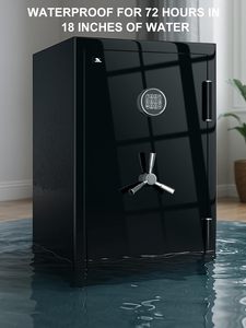 Caja Fuerte para el Hogar TIGERKING de 8.78 Pies Cúbicos, Resistente al Fuego y al Agua, con Cerradura Digital, Gabinete de Acero para Joyas con Cajón y Estantes - Product Image 3