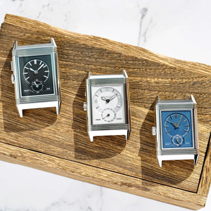 Colección <span class=keywords><strong>de</strong></span> Relojes Elegantes Vintage Reversibles, Caja Rectangular <span class=keywords><strong>de</strong></span> Acero Inoxidable, Diseño <span class=keywords><strong>de</strong></span> Doble Esfera, Correa <span class=keywords><strong>de</strong></span> Cuero, para Uso Diario y <span class=keywords><strong>de</strong></span> Negocios - Product Image 2
