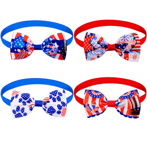 Independence Day Pet Bow the <span class=keywords><strong>Old</strong></span> Glory Printing Dog <span class=keywords><strong>Hair</strong></span> Tie Bow Accesorios para el cabello - Product Image 3