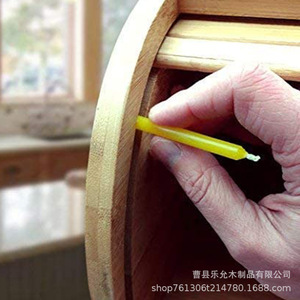 Wooden Bread Box Bamboo Single Layer Roller Shutter Door <b>Storage</b> <b>Kitchen</b> Multi Purpose Organizing Box - Product Image 3
