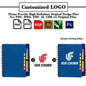 Custom Logo Spiral Notebook Multifunctional Sticky Notes Tabs With Pen <b>Notepad</b> Promo Office Business Gift Sticky Notes Book - Product Image 2