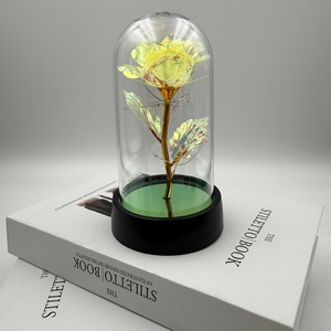 Regalo novedoso, flores rosas eternas, cúpula de cristal, luz LED, Galaxia, <span class=keywords><strong>rosa</strong></span> para regalo del Día DE LA Madre - Product Image 6