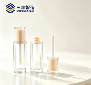 Clear PETG <b>Lip</b> Gloss Bottle 5ml Screw Cap Empty Refillable Cosmetic Container for <b>Lip</b> Balm Makeup - Product Image 1