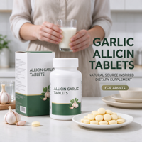 Comprimés d'ail à base d'allicine, formule complexe avec extraits naturels, complément alimentaire
