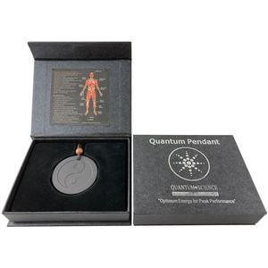 Pendentif énergétique Yin Yang Technologie japonaise 6000 ions négatifs Science quantique Énergie scalaire <span class=keywords><strong>Lave</strong></span> CAMAZ CM 8005 Noir Personnalisé - Product Image 6