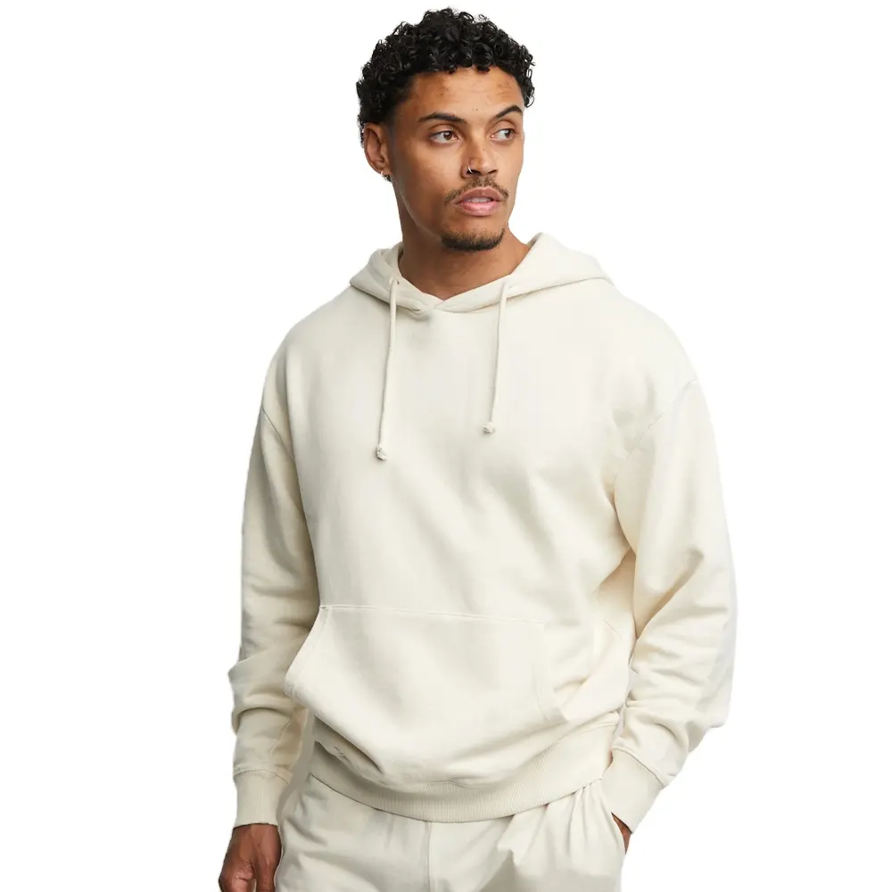 Hanf Kleidung Hoodie Hersteller benutzer definierte Pullover Bio-Baumwolle Sweatshirt weiche dicke leere Bambus Hanf Hoodies für Männer