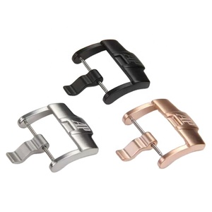 Cierre de reloj de metal negro oro rosa 18mm 20mm 22mm 24mm hebilla de reloj de acero inoxidable para correa Audemars Piguet - Product Image 4