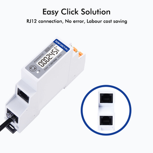 Medidor de potencia eléctrica bidireccional Modbus operado por <span class=keywords><strong>CT</strong></span> de 100mA, medidor de potencia <span class=keywords><strong>CT</strong></span> monofásico de - Product Image 5