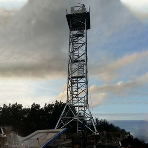 Shenghong thép mạ kẽm lookout & Quan sát tháp Viễn Thông 30m Chiều cao GB/ANSI/TIA-222-G tiêu chuẩn 50 năm tuổi thọ - Product Image 5