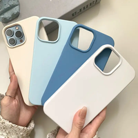 Coques de téléphone en silicone de luxe à prix d'usine en gros pour iPhone 13 14 15 16 17 Pro Max AIR, personnalisables avec LOGO