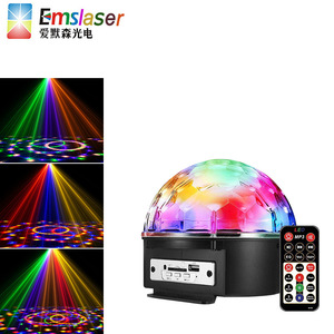 Điều khiển từ xa với âm nhạc đèn 9 màu Đảng LED Đèn xoay pha lê huyền diệu Disco Bóng Đèn DJ - Product Image 1