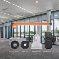 Persianas Inteligentes de Aluminio Tipo Zebra, Motorizadas y Eléctricas, con Control por Wi-Fi/Voz, Transpirables y de Calidad, para Ventanas de Dormitorios y Salas de Estar