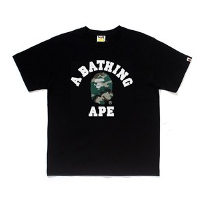 Camiseta Bapees Estampada Holgada de Moda para Hombre, Algodón de Alta Calidad, Nueva, Estilo Vintage, Marca de Diseño, Informal, 300 Gramos, Venta al Por Mayor - Product Image 4