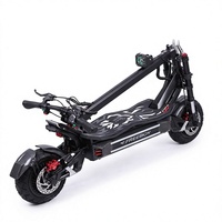 Skuter Listrik Dewasa J30MAX 3000W Motor Ganda Ban Tubeless 11 Inci Aluminium Alloy Komuter 60km 150kg Suspensi Depan/Belakang