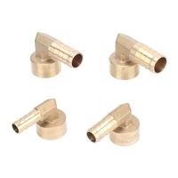 Raccord en L de 90 degrés en laiton, filetage femelle 1/2 pouce, raccord de plomberie, adaptateur, joint, embout, 10/12/14/16 mm, barbelé