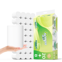 Rouleau de Papier Toilette en Pâte de Bois Vierge 100% Doux et Lisse, 5 Plis, Importation en Gros à Bas Prix, 84 Rouleaux, Serviettes en Papier Personnalisées de Haute Qualité