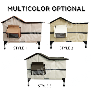 CanboPet Wasserdichtes Beheiztes Katzennest Outdoor Faltbares Geschütztes Haustier-Katzenbett Erhöht - Product Image 6