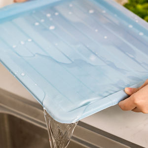 Organizador <span class=keywords><strong>de</strong></span> <span class=keywords><strong>platos</strong></span> <span class=keywords><strong>de</strong></span> plástico para cocina, <span class=keywords><strong>escurridor</strong></span> <span class=keywords><strong>de</strong></span> <span class=keywords><strong>platos</strong></span>, estante <span class=keywords><strong>de</strong></span> almacenamiento - Product Image 6