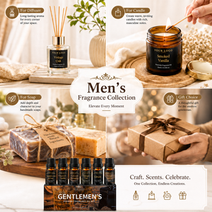 Ensemble d'huiles parfumées de luxe pour hommes, pour diffuseur, bougie, savon, fabrication de parfums - Arôme <span class=keywords><strong>et</strong></span> parfum de qualité supérieure - Product Image 4