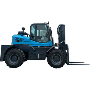 Livraison gratuite Chariot élévateur diesel Chariot élévateur à fourche 3 tonnes 5 tonnes CE EPA avec positionneur et déplaceur latéral Chariot élévateur d'entrepôt - Product Image 1