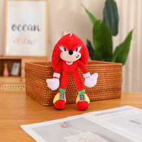Nouvelle série de poupées Sonic The Hedgehog transfrontalière : Peluche Mighty Armadillo (Polyester 30cm) – Figurine décorative de qualité cadeau