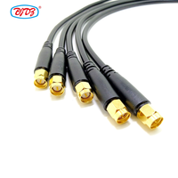 Câble coaxial d'usine 50 ohms BJR200 câble RF à faible perte BJR-200 de câble coaxial avec connecteur de cloison femelle SMA mâle à N Type