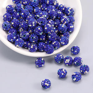 Boule de diamant en argile de haute qualité Shambhala perles en vrac faites à la main Bracelet à bricoler soi-même collier bijoux en perles accessoires - Product Image 6