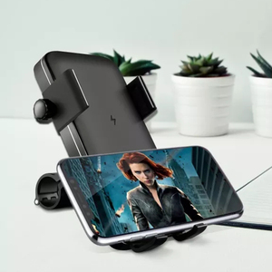 Cargador Inalámbrico Multifuncional, Soporte para Teléfono Móvil, Banco de Energía Recargable de 5000 mAh para Manillar de Bicicleta con Linterna - Product Image 5