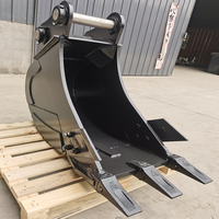 Bucket Excavator Mini Trenching Kustomisasi OEM Pabrik, Tahan Lama untuk Pertambangan, Parit Sempit, Baja Q355/Q460, Lebar Rahang Maksimum 1200mm