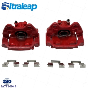 18 b5030 18 b5031 2x gruppo pinze freno a disco rosso posteriore W/staffa per 2007 2020 Chevrolet Silverado 1500 - Product Image 4