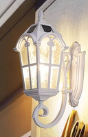 Lampe murale LED moderne et antique pour extérieur, jardin, villa, en aluminium et verre, étanche, pour terrasse et cour, lumière chaude 3500K