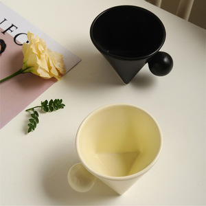 Tazas de café con leche de viaje de cerámica creativas al por mayor de alta calidad, regalo promocional personalizado, tazas de grado superior, taza de pareja de estilo <span class=keywords><strong>INS</strong></span> - Product Image 3