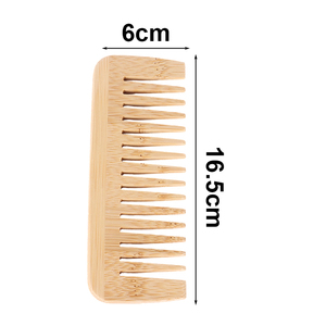 Fabrication en série de peignes en bambou personnalisés pour le marché mondial, brosse à cheveux en bois naturel, vente en gros directe - Product Image 1