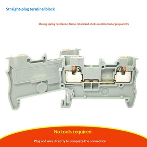 Bloc de bornes PT1.5/<span class=keywords><strong>S</strong></span> à branchement direct rapide sans outil, borne combinée de type rail à ressort en cuivre pur 1,5 mm, 17,5 A max. - Product Image 2