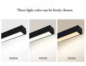 Lampada Lineare LED, Lampadario LED per <span class=keywords><strong>Ufficio</strong></span>, Sistema di Illuminazione LED per Interni - Product Image 2