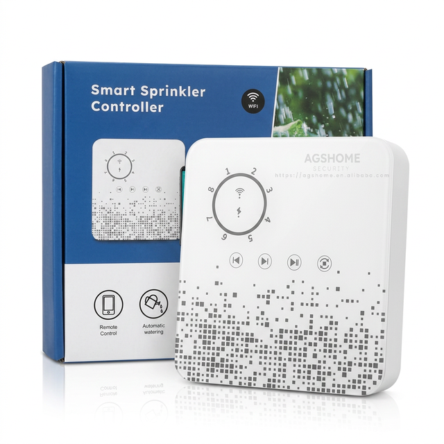 Tuya WiFi Smart Sprinkler Controller App Voice Control 8 Zones Irrigation Timer Electric Home Automatic Watering Device Factory