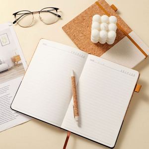 Recycled Material Eco-friendly <b>A5</b> Notebook Gift Set with Pen Sustainable Corporate Stationery Kit Custom Logo Wholesale - Product Image 4