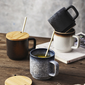 Retro Crude Pottery Coffee Cups Porcelain Ceramic Latte for Home and Office, <b>Cheap</b> Ceramic Cup - Product Image 4