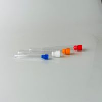 Tubo de Orina de Plástico Transparente de Alto Brillo para Centros de Investigación Médica, Base Redonda Lisa para Pruebas Bioquímicas de Orina