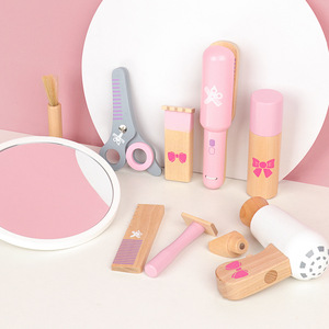 Set di Trucchi in Legno per Bambine <span class=keywords><strong>Sunshine</strong></span> <span class=keywords><strong>Girl</strong></span>, Gioco di Ruolo per Principesse da 0-6 Anni, Giocattoli per Casa delle Bambole, Regalo per Ragazze - Product Image 4
