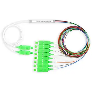 PLC сплиттер волокна 2X4 8 16 32 SC-UPC/APC Волоконно-оптический коробка передач для высокочастотной связи по проводам ЛЭП