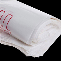 Sac en plastique PE blanc lait personnalisé 1/6 1/8 1/10 réutilisable et économique avec logo pour les épiceries