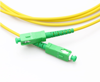 LSZH 9/125 SC Kabel Tambal Sulam Serat Optik, Jumper Kabel Patch APC